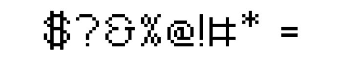 CHMC Pixel Font OTHER CHARS