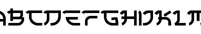 CHOOSE ACROSS DEMO REGULAR Font UPPERCASE