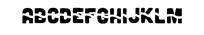 CHUA Medium Font UPPERCASE