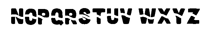 CHUA Medium Font UPPERCASE