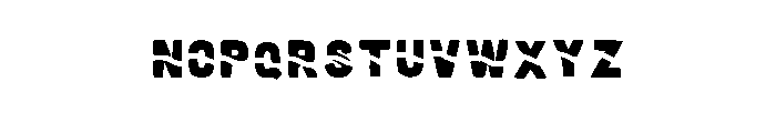 CHUA Medium Font LOWERCASE