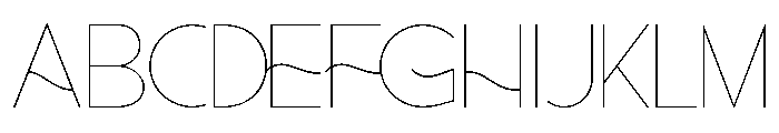 ChGames-Thin Font UPPERCASE
