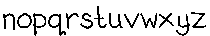Chaca Font LOWERCASE