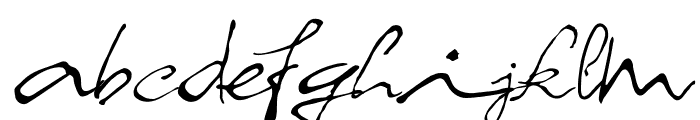 Chacross script Regular Font LOWERCASE