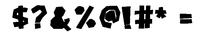 Chado Font OTHER CHARS