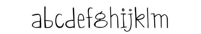 Chahna Font LOWERCASE