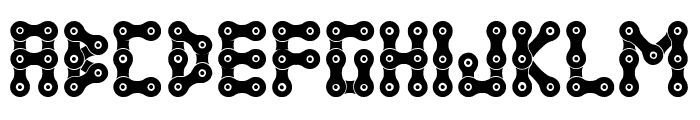 Chain Style Font UPPERCASE