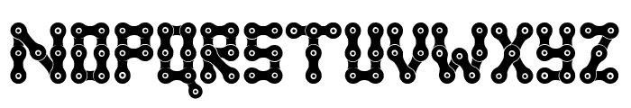 Chain Style Font LOWERCASE