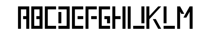 Chainbox Font UPPERCASE