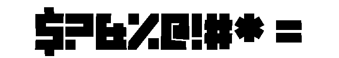 Chainwhacks Font OTHER CHARS