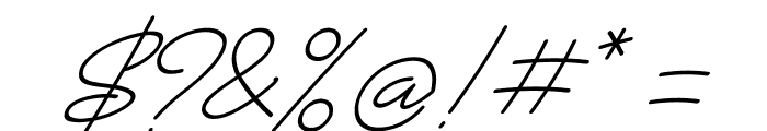 Chalisa Italic Font OTHER CHARS