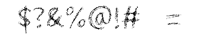 Chalk School Font OTHER CHARS