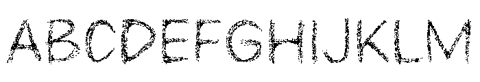 Chalk School Font UPPERCASE