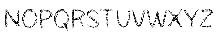 Chalk School Font UPPERCASE