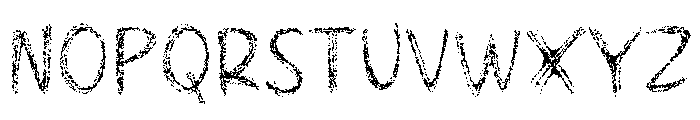 Chalk School Font LOWERCASE