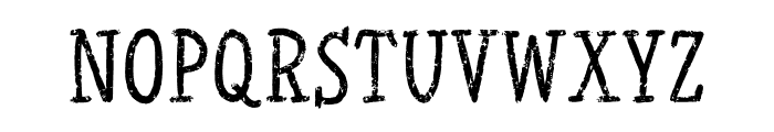 Chalk Serif Font UPPERCASE