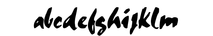 Chalk- Font LOWERCASE
