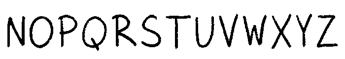 Chalkboard Pro Regular Font LOWERCASE