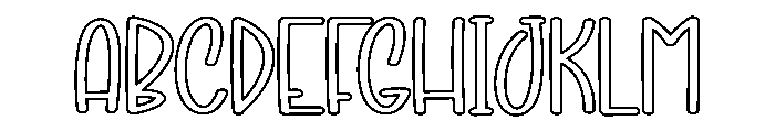 Chalkboard1 Font UPPERCASE