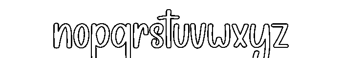 Chalkboard1 Font LOWERCASE