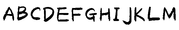 Chalkchalk Regular Font UPPERCASE