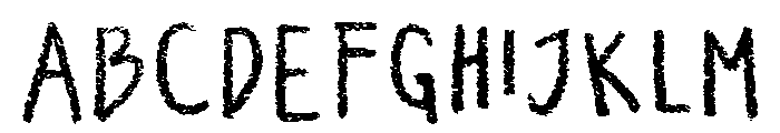 Chalkiez Regular Font UPPERCASE