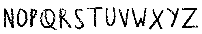 Chalkiez Regular Font UPPERCASE