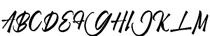 Challum Free Normal Font UPPERCASE