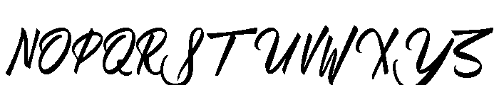 Challum Free Normal Font UPPERCASE