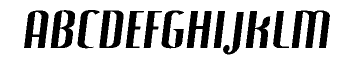 Chambers 23 Italic Italic Font UPPERCASE