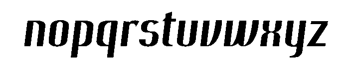 Chambers 23 Italic Italic Font LOWERCASE