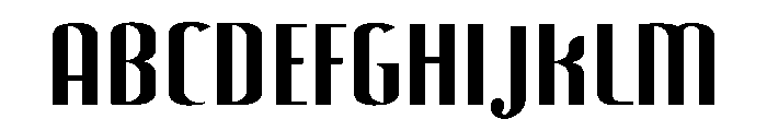 Chambers 23 Regular Font UPPERCASE