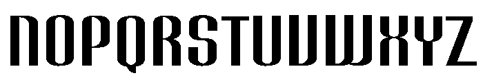 Chambers 23 Regular Font UPPERCASE