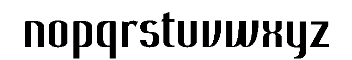 Chambers 23 Regular Font LOWERCASE