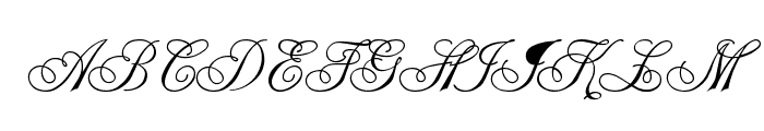 Champagne Font UPPERCASE