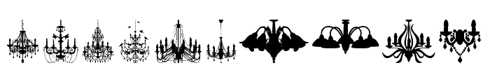 Chandelier Font OTHER CHARS