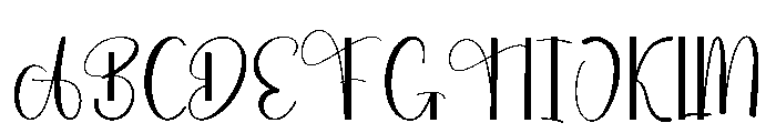Chandella Font UPPERCASE