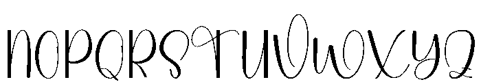 Chandella Font UPPERCASE