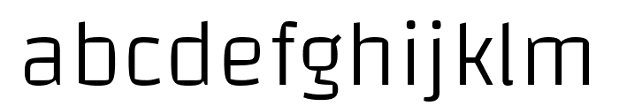 Changa-ExtraLight Font LOWERCASE