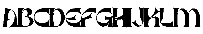 Changing Relations Demo Regular Font UPPERCASE