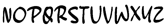 Chanky Font UPPERCASE