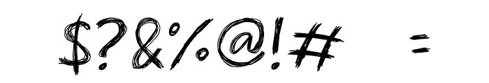 Chaos Aura Font OTHER CHARS