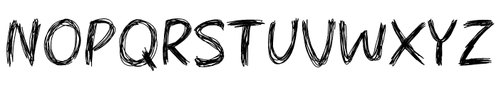 Chaos Aura Font UPPERCASE