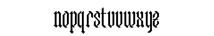 Chapelargo Font LOWERCASE