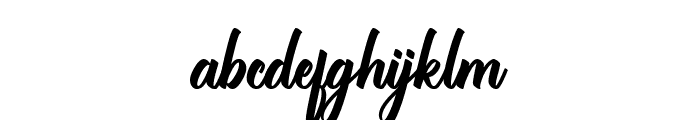 Chaprile Calligraphy Font LOWERCASE