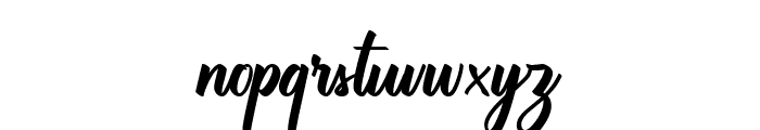 Chaprile Calligraphy Font LOWERCASE