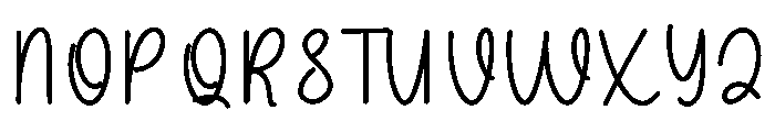 Character Font UPPERCASE