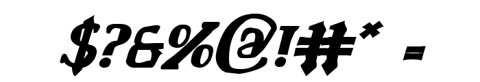 Chardin Doihle Bold Italic Font OTHER CHARS