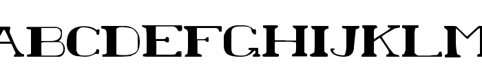 Chardin Doihle Expanded Font UPPERCASE
