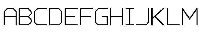 Charge Vector Font LOWERCASE